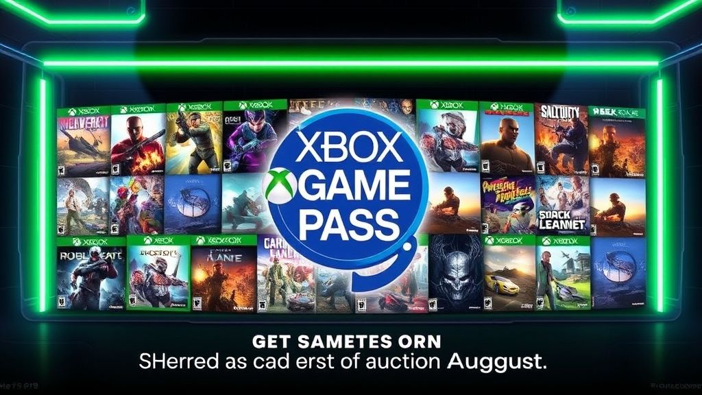 Xbox八月游戏通行证阵容公布 多款大作即将上线