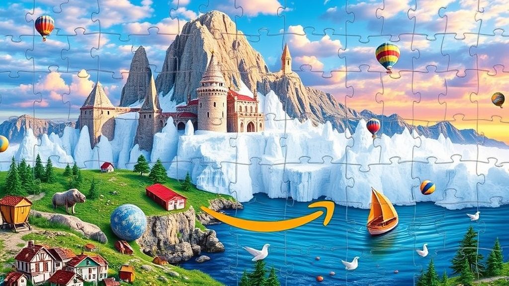 亚马逊拼图大促：买二送一50%折扣，精选推荐不容错过